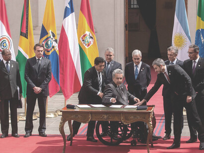 En 2019, con el objetivo de reemplazar a UNASUR, los presidentes de 8 países de América del Sur crearon Prosur
