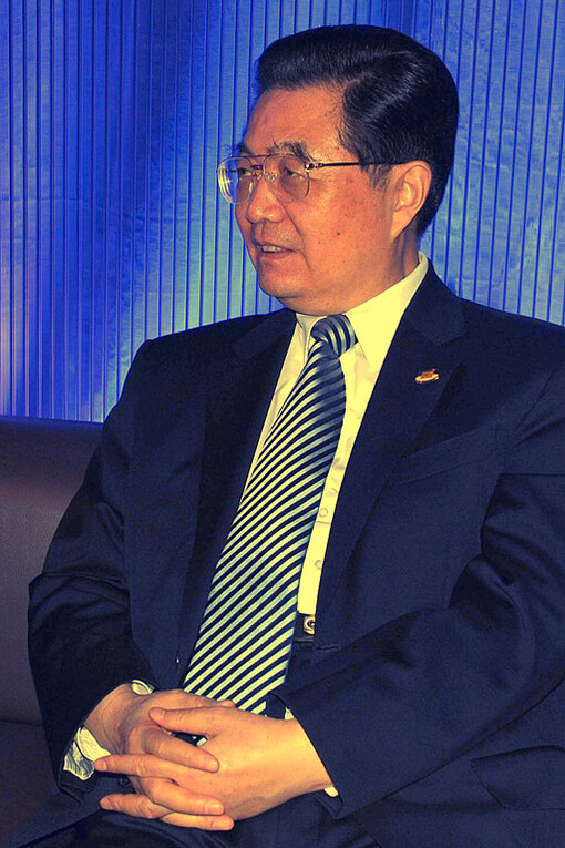 Hu-Jintao, ehemaliger Staatspräsident der Volksrepublik China zwischen 2003 und 2013, er wurde von Xi-Jinping abgelöst