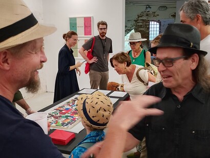 "Motion of a Nation", foto della mostra a cura di Antonio Arevalo, Venezia, Italia