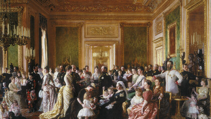 Laurits Regner Tuxen, The Family of Queen Victoria in 1887, Royal Collection Trust © Her Majesty Queen Elizabeth II