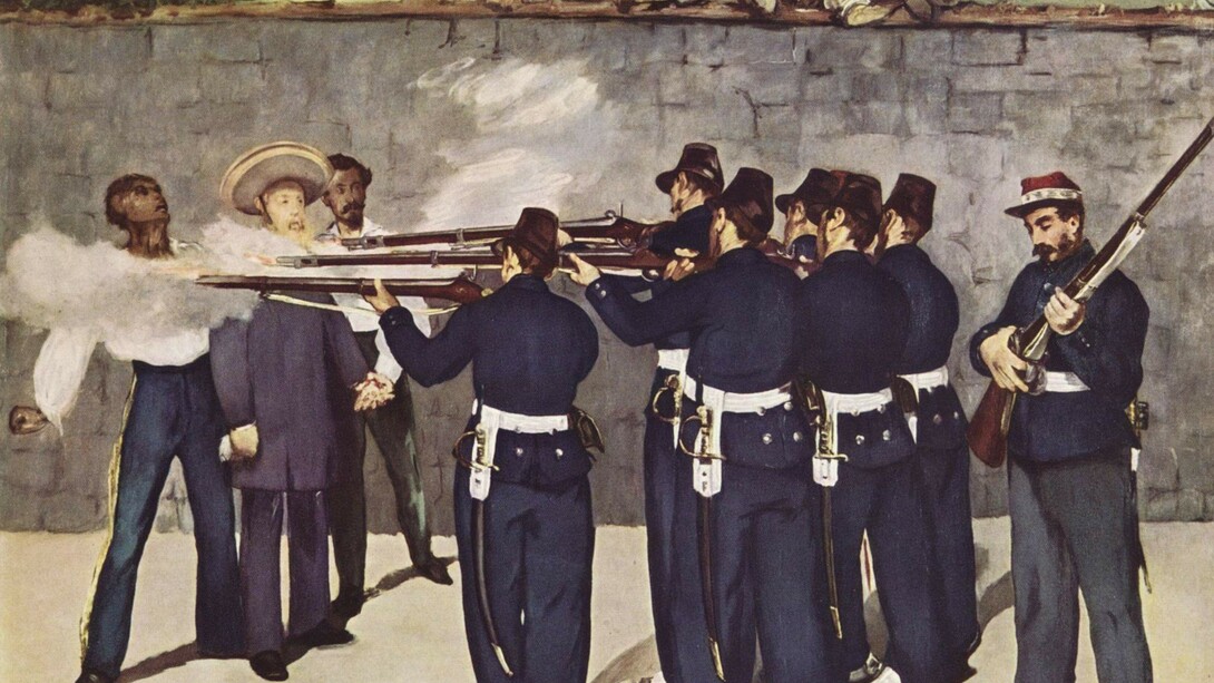 El fusilamiento de Maximiliano (1867), Manet
