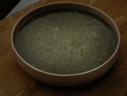 Egyptian molokhayia soup