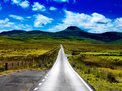 Larga carretera en la PAtagonia