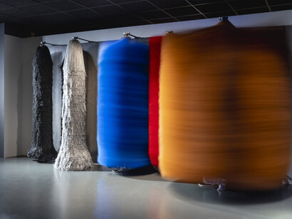 News from the near future, vue de l'exposition. Avec l'aimable autorisation du Museo Nazionale dell’Automobile