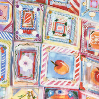 Eeva-Leena Eklund, 29 huivia (detail), 2026. Courtesy of Galerie Anhava