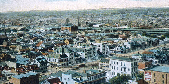 Postcard showing view of Storyville; New Orleans: C. B. Mason, [1904–8]; The Historic New Orleans Collectiom