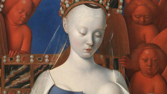Jean Fouquet. The Melun Diptych. Courtesy of Gemäldegalerie