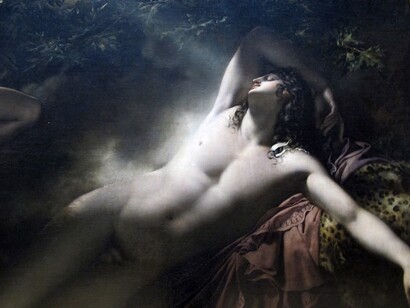 Anne Louis Girodet de Roussy. Il sonno di Endimione, 1791