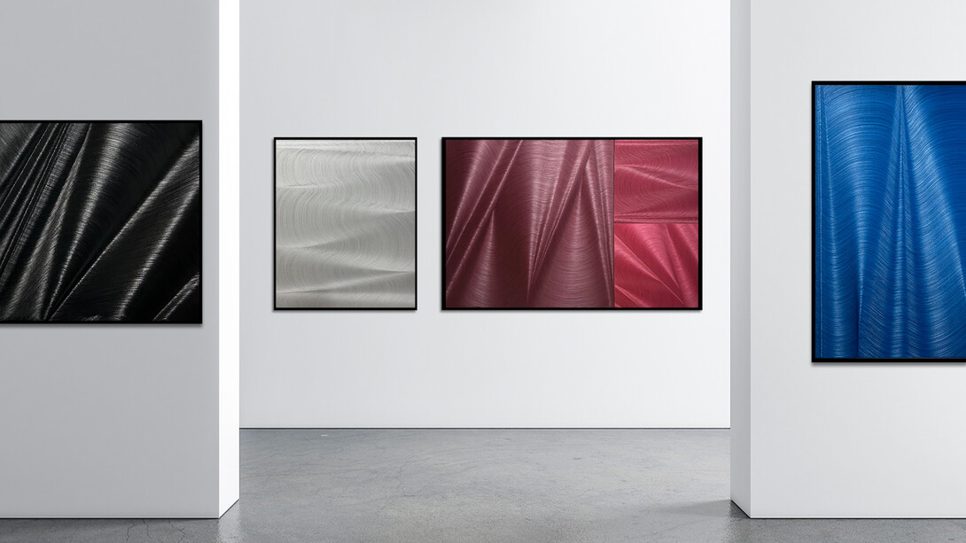 Hamilton Aguiar, Above the Fold, 2023, installation view. Courtesy the artist and Blank Space, NYC