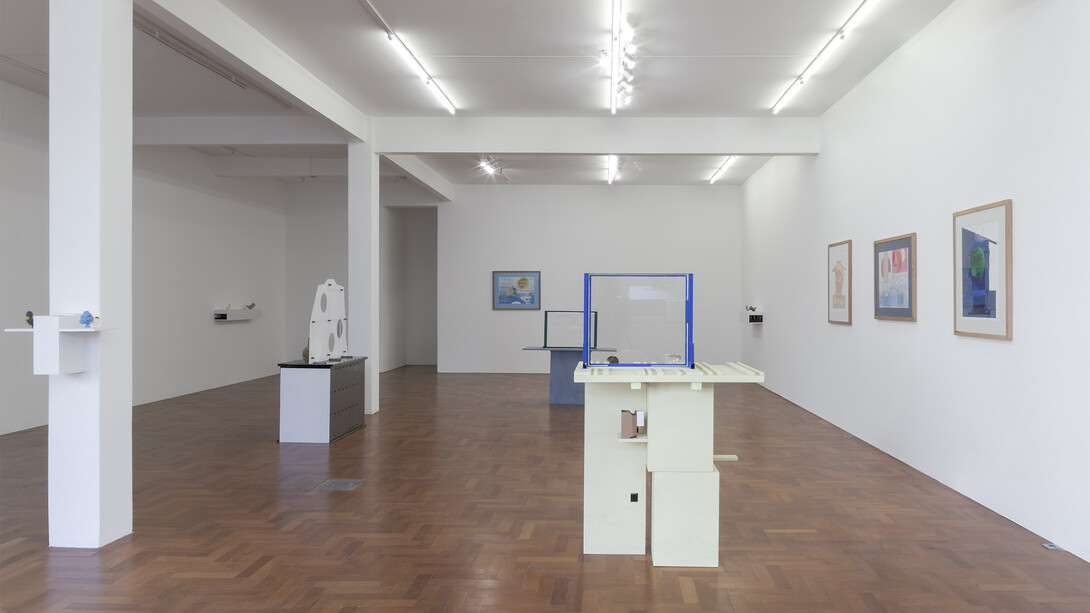 Nicolás Sarmiento, Temperatura ambiente, exhibition view. Courtesy of Piedras Gallery