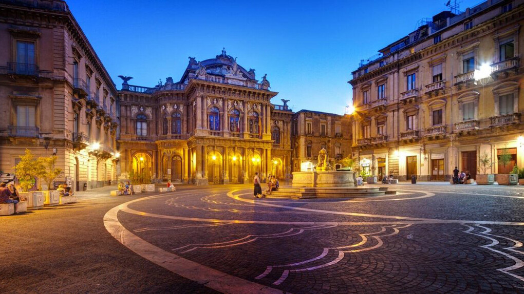 La piazza di Catania