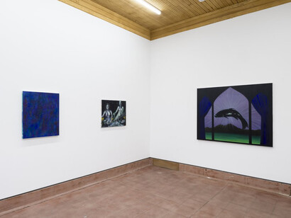 Various artists, When it rains, I pour, exhibition view. Courtesy of Rusha & Co.