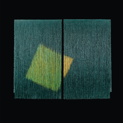 Olga De Amaral, Bosque I y II, 1999. Linen, acrylic and panel, 160 x 200 cm
