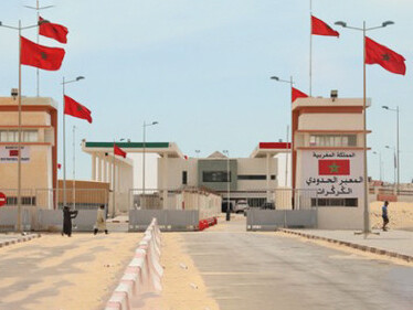 The Guergarate buffer zone, linking Morocco to Mauritania