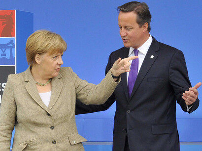 Angela Merkel and David Cameron