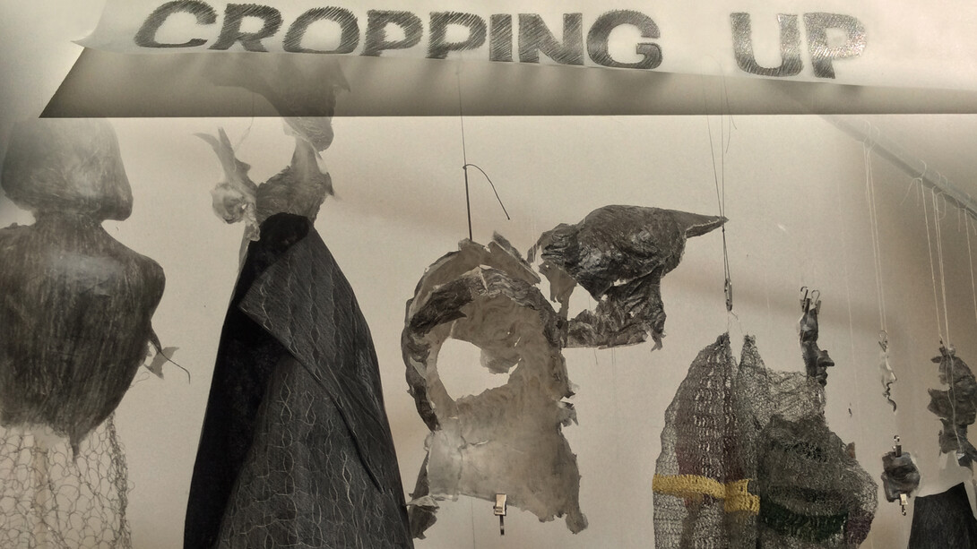 Maria Loizidou, Cropping Up, 2014, Installation (detail), pencil on paper, 200 x 200 cm, Photo by Mariel Kouveli, Courtesy Kalfayan Galleries, Athens-Thessaloniki