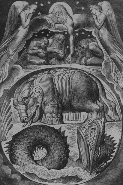 William Blake, Behemoth y Leviatán