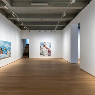 Will Cotton, Between instinct and reason, exhibition view. Courtesy of Templon 