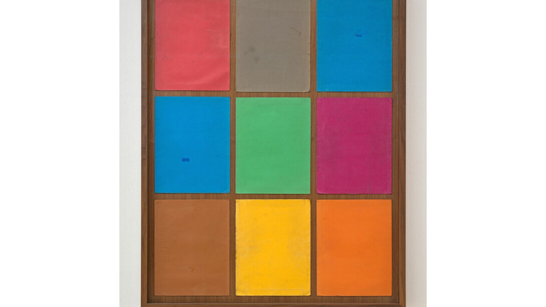 Thomas Rentmeister, Untitled, 2014, cardboard, wood, glass, 107 x 86 x 4,5 cm, Courtesy the artist and Sprovieri, London