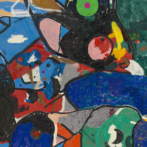 Joe Bradley, Parade (detail), 2025. Courtesy of David Zwirner Gallery