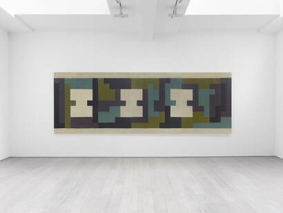 Suzanne Caporael, Fitting, exhibition view. Courtesy of Miles McEnery Gallery