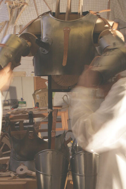 Leonardo da Vinci. Il modello del robot realizzato nel 2007 nei laboratori di Leonardo3 secondo le nuove ricerche