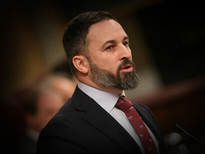 Santiago Abascal Conde, presidente y líder del partido conservador VOX