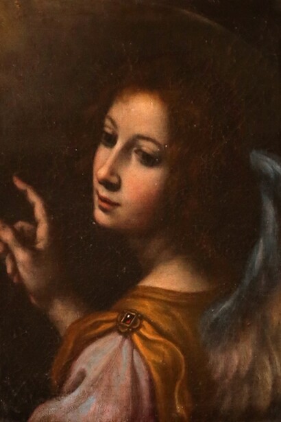 "Arcangelo Gabriele",1684 ,Francesco Curradi, serie dei quadretti di Passignano 