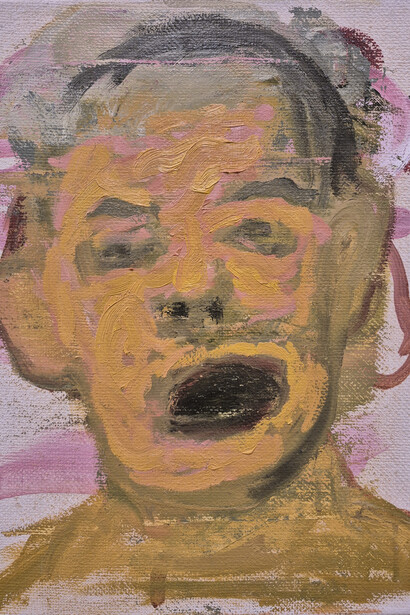 Kevin Mooney, Self-portrait at the hospital, 2023. Courtesy of Hillsboro Fine Art