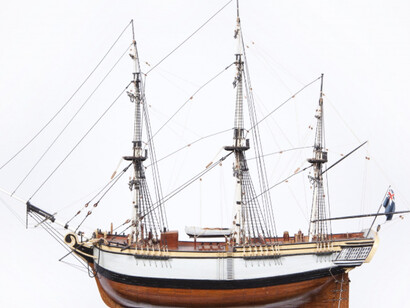 First Fleet Ships. Courtesy of Sydney Living Museums