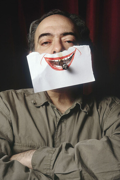 Diptyque Roland Topor - Sourire au Cigare , 1988, Tirages photo couleur, sur papier hahnemuehle
18 x 33,5 cm (diptyque) Éd.1/7 © Arnaud Baumann
