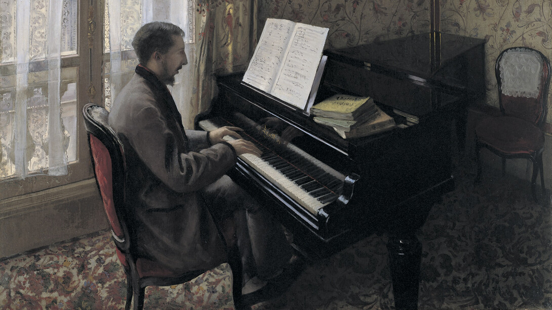 Gustave Caillebotte, Jeune homme au piano