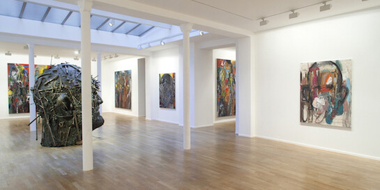 Jim Dine, Exhibition view. Courtesy of galerie Templon