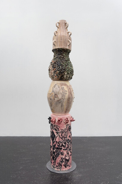 Debora Pierpaoli, Totem, 2025. Cortesía de Galería Vasari 