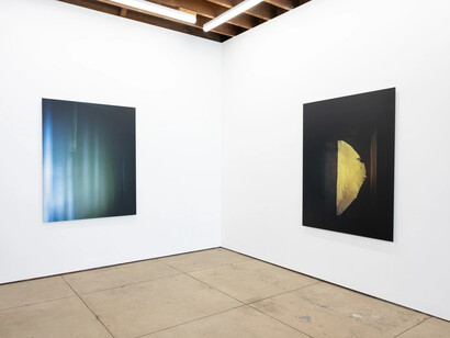 Austin Irving, Night lights, exhibition view. Courtesy of Wilding Cran Gallery