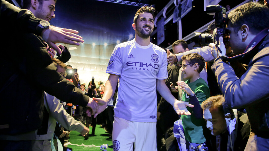 Presentation of David Villa 