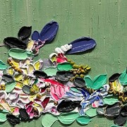 Julia Fernandez-Pol, “Jardin,” (detail) 2008, oil on canvas, 11 1/16” x 14 1/16”. Courtesy of the artist and Atrium Gallery