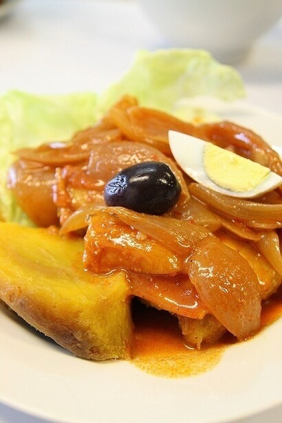 Escabeche de pescado - Peruvian fish dish