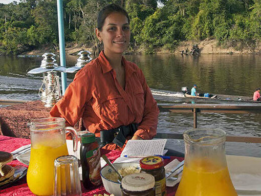 Un rico desayuno a bordo de La Iguana