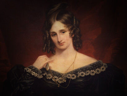 Mary Shelley reconocida principalmente por ser la autora de la novela gótica Frankenstein