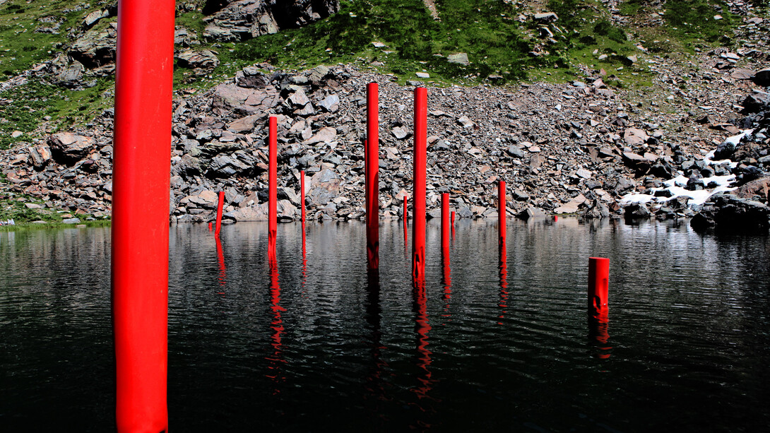 Fata Morgana, dentro l'Antropocene di Alberto Timossi.  Lago del Col d'Olen, 2017. Ph Stefano Esposito