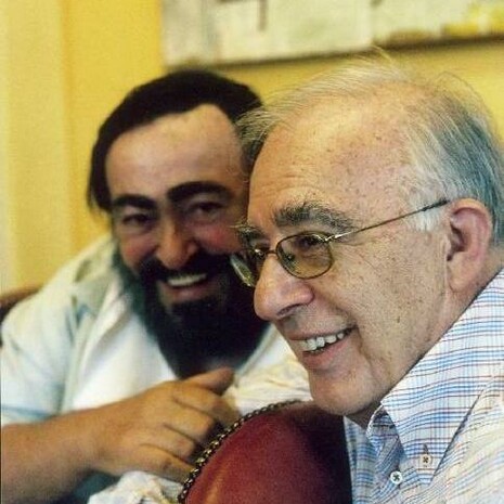 Pasquale Magiera e Luciano Pavarotti