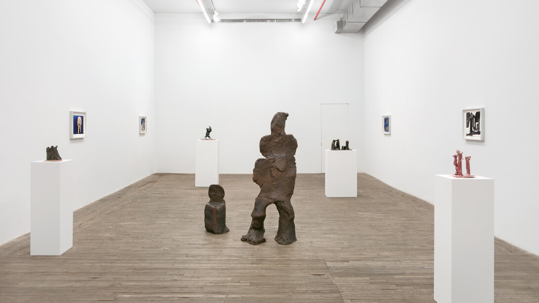 Simone Fattal, The hearth, exhibition view. Courtesy of kaufmann repetto