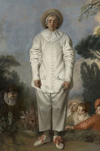 Watteau, Pierrot, dit le Gilles. Avec l'aimable autorisation du Musée du Louvre