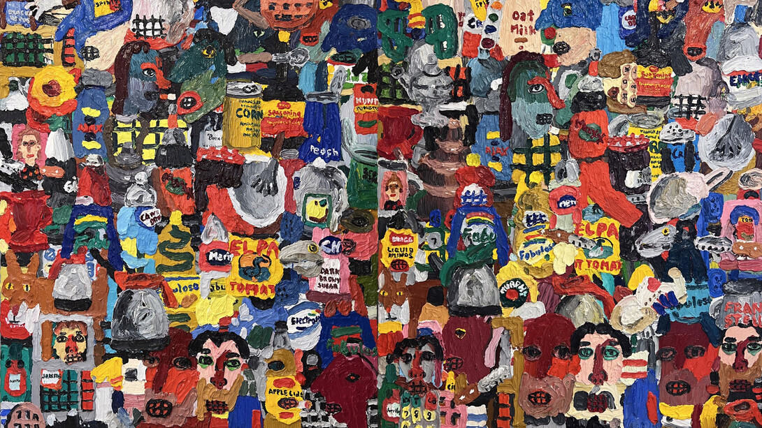 Emilio Villalba, Everything is something 12, 2024. Courtesy of Dolby Chadwick Gallery
