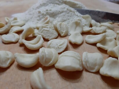 Le orecchiette fresche fatte a mano