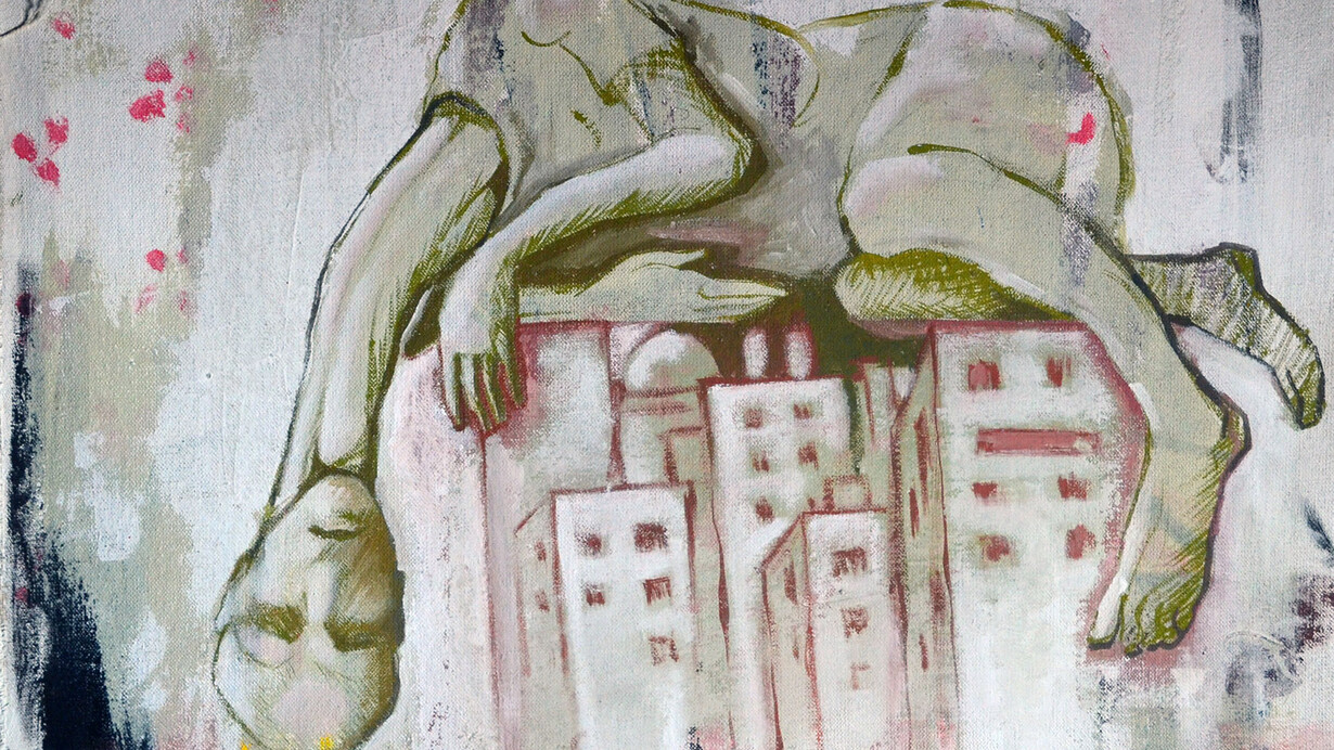 Ahmed Sabry, The turbulent land. Courtesy of Mashrabia Gallery of Contemporary Art