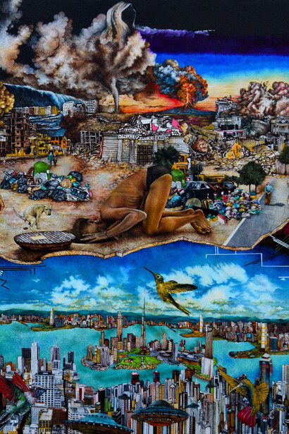 Giacomo Borzoni, Colibrì, 2023. Courtesy of Sala Associazione di Mutuo Soccorso