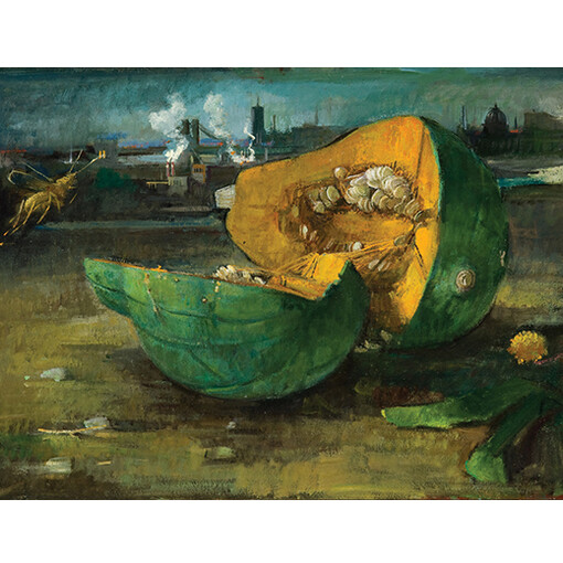 Nancy Morgan Barnes, Hubbard Squash, 2010, Collection of Kaja and Cali Veilleux