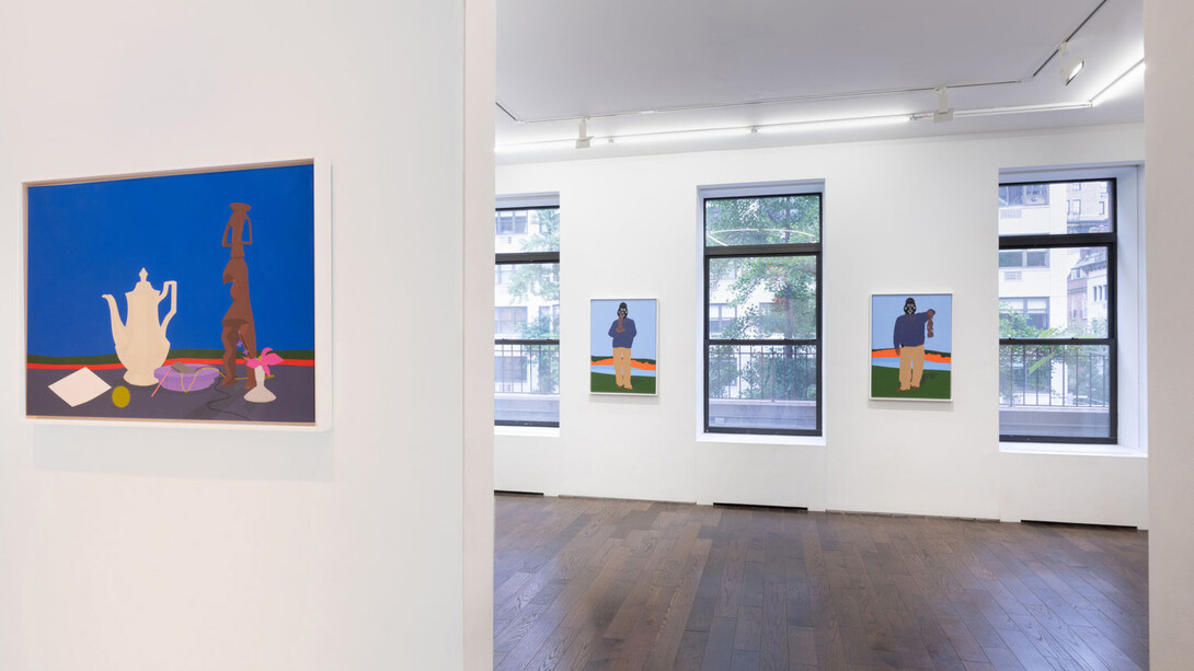 Dennis Osadebe, Forcing connections, vue de l'exposition. Avec l'aimable autorisation de Ceysson et Bénétière
